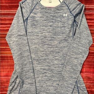 Under Armour Heathered Gray Long Sleeve Shirt